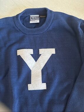 Women’s Navy Sweater with White 'Y'
